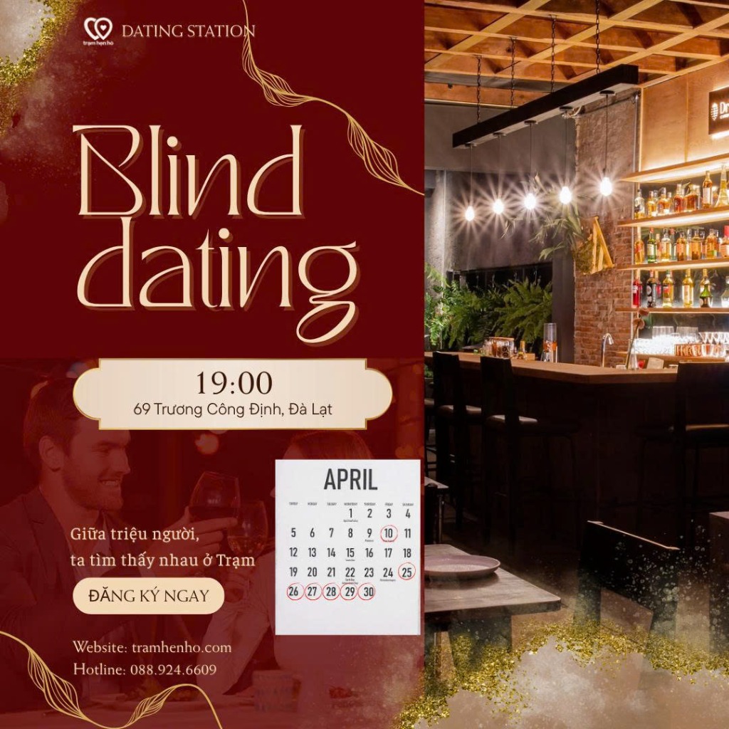 Blind Dating Đà Lạt — Hẹn Hò Giấu Mặt